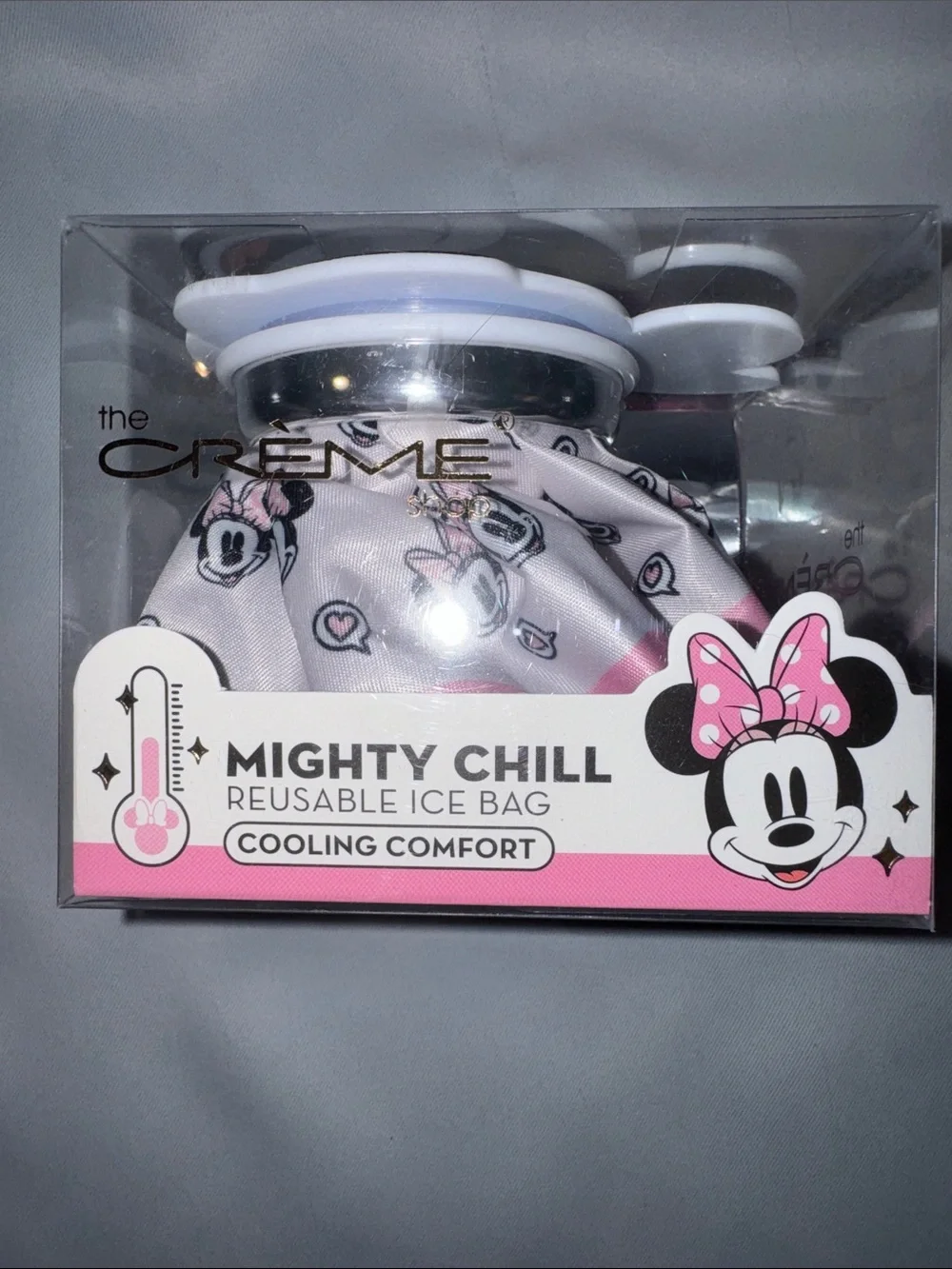 Disney Minnie Mouse Pink/Black Mighty Chill ReusableIce Bag, Cooling Comfort